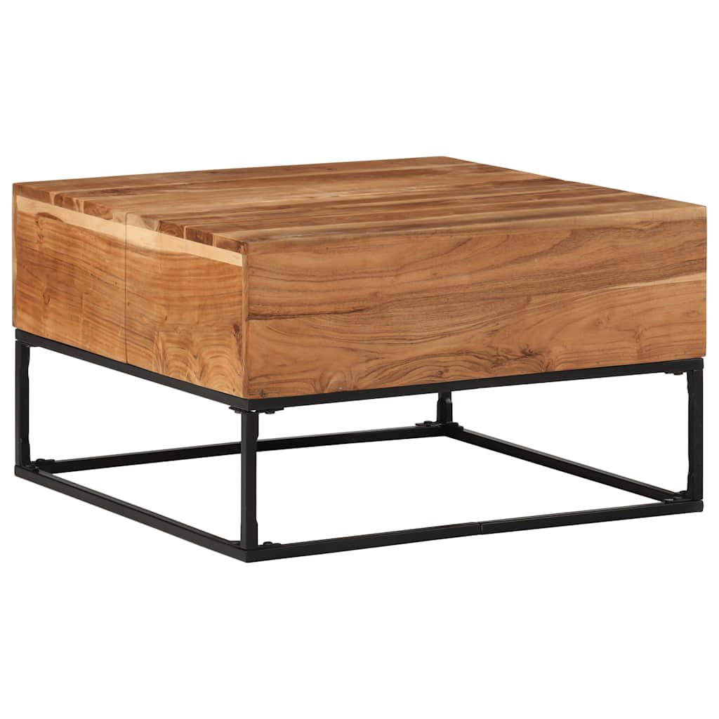 Table basse 68x68x41 cm Bois d'acacia solide - XIOS