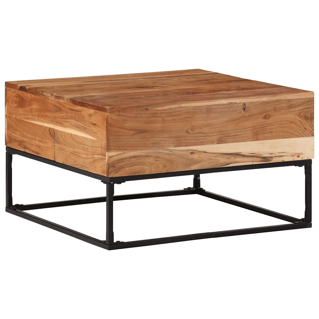 Table basse 68x68x41 cm Bois d'acacia solide - XIOS