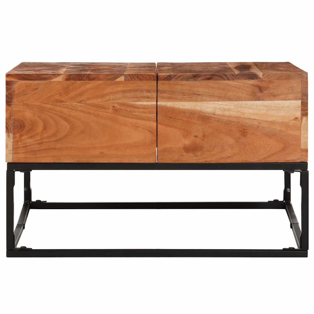 Table basse 68x68x41 cm Bois d'acacia solide - XIOS
