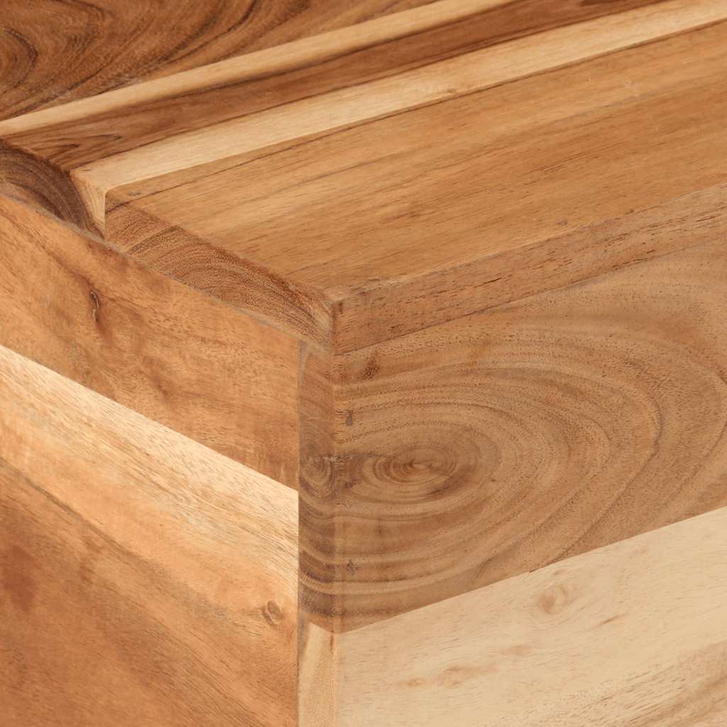 Table basse 68x68x41 cm Bois d'acacia solide - XIOS