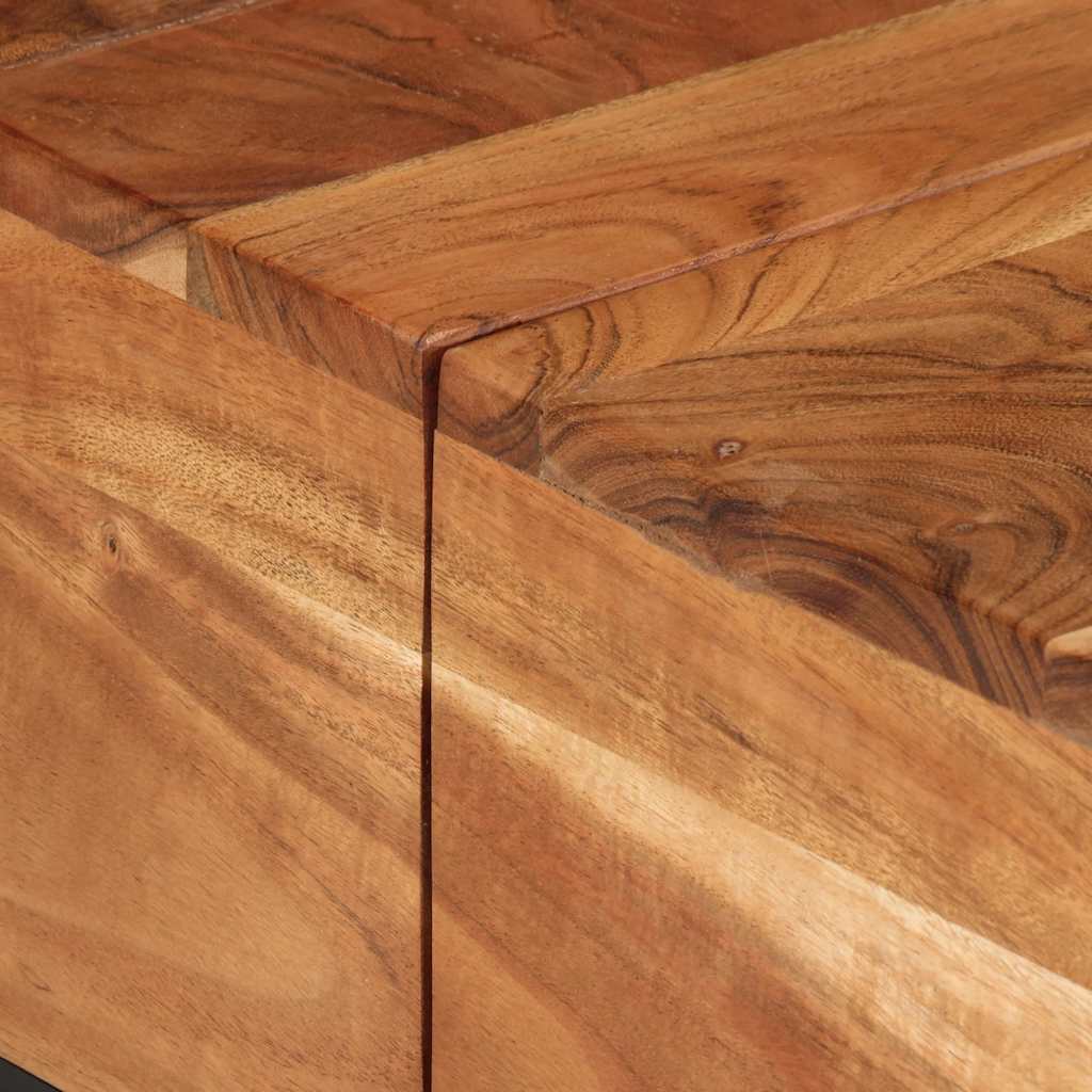 Table basse 68x68x41 cm Bois d'acacia solide - XIOS