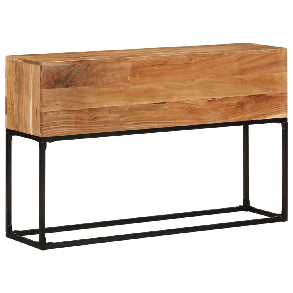 Table console 120x30x75 cm Bois d'acacia massif - XIOS
