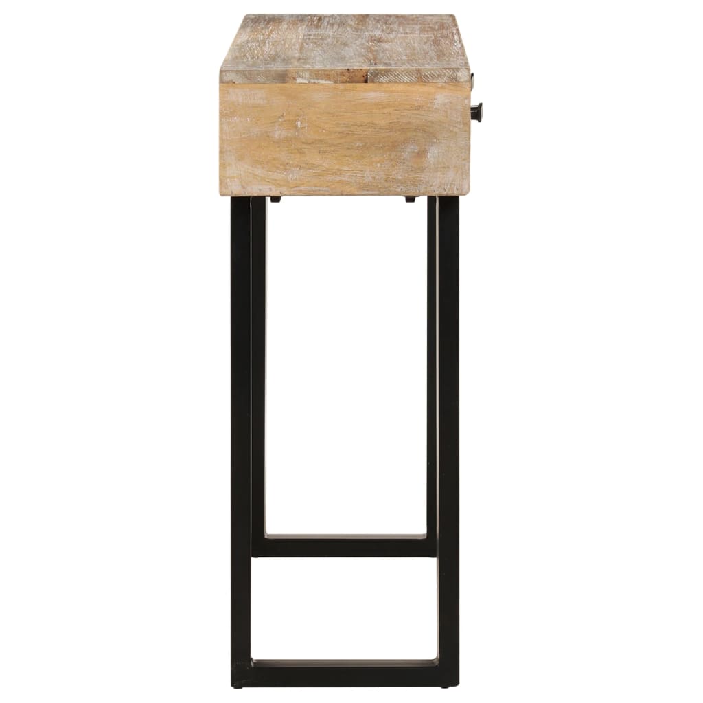 Table console 100x30x75 cm Bois de manguier massif - XIOS