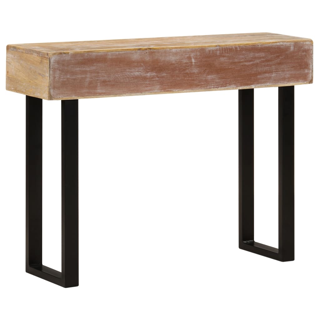 Table console 100x30x75 cm Bois de manguier massif - XIOS