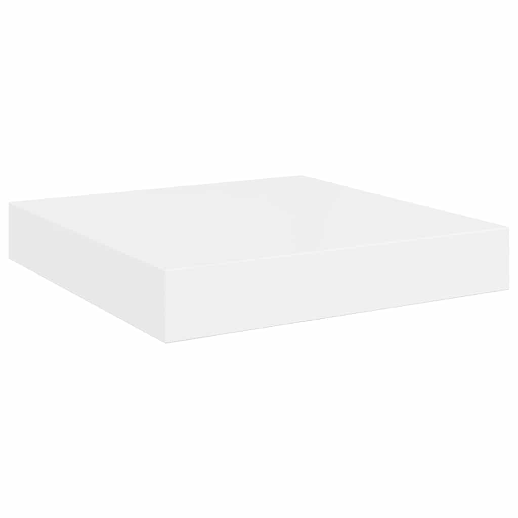 Étagère murale flottante Blanc brillant 23x23,5x3,8 cm MDF - XIOS