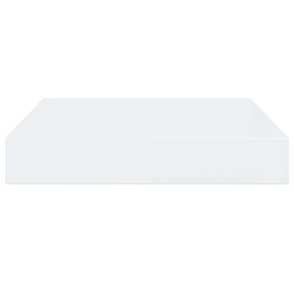 Étagère murale flottante Blanc brillant 23x23,5x3,8 cm MDF - XIOS