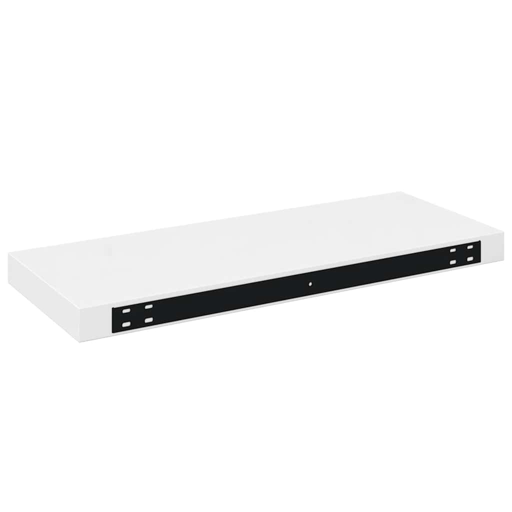 Étagère murale flottante 4 pcs Blanc brillant 60x23,5x3,8cm MDF - XIOS