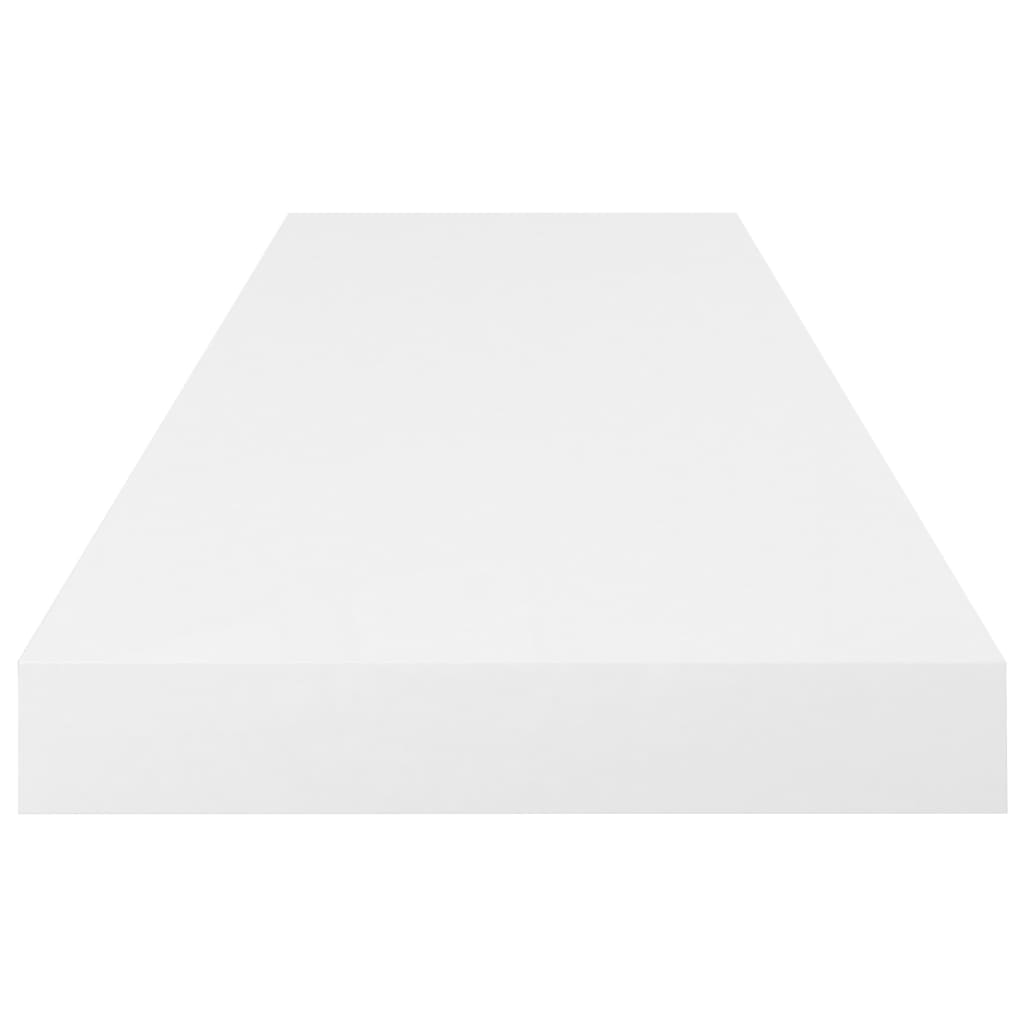 Étagère murale flottante 4 pcs Blanc brillant 80x23,5x3,8cm MDF Étagères murales & corniches vidaXL