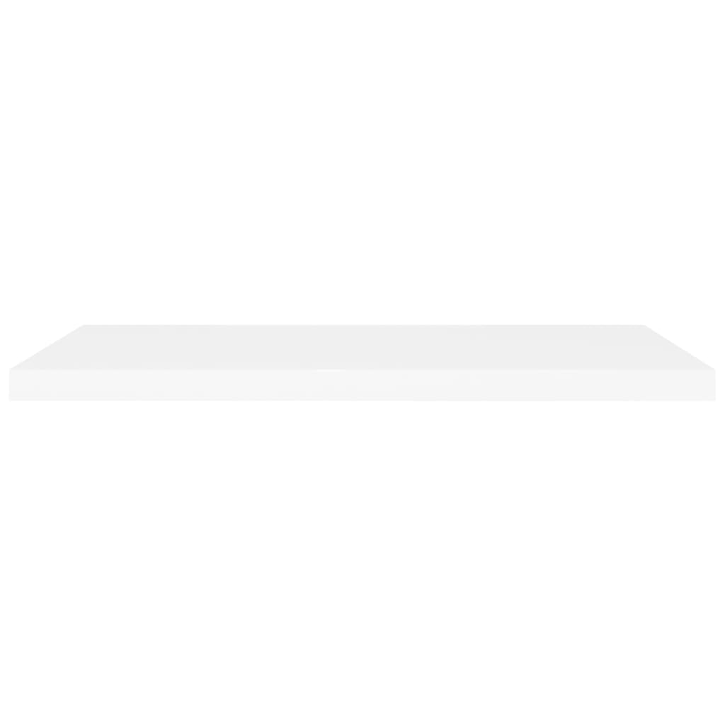 Étagères murales flottantes 2 pcs blanc 90x23,5x3,8 cm MDF - XIOS