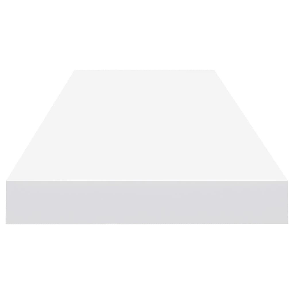 Étagères murales flottantes 2 pcs blanc 90x23,5x3,8 cm MDF - XIOS