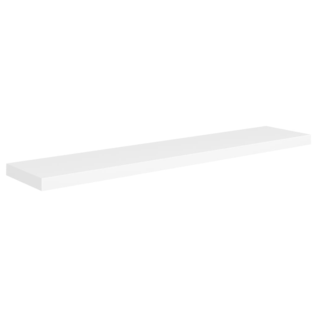 Étagère murale flottante blanc 120x23,5x3,8 cm MDF - XIOS