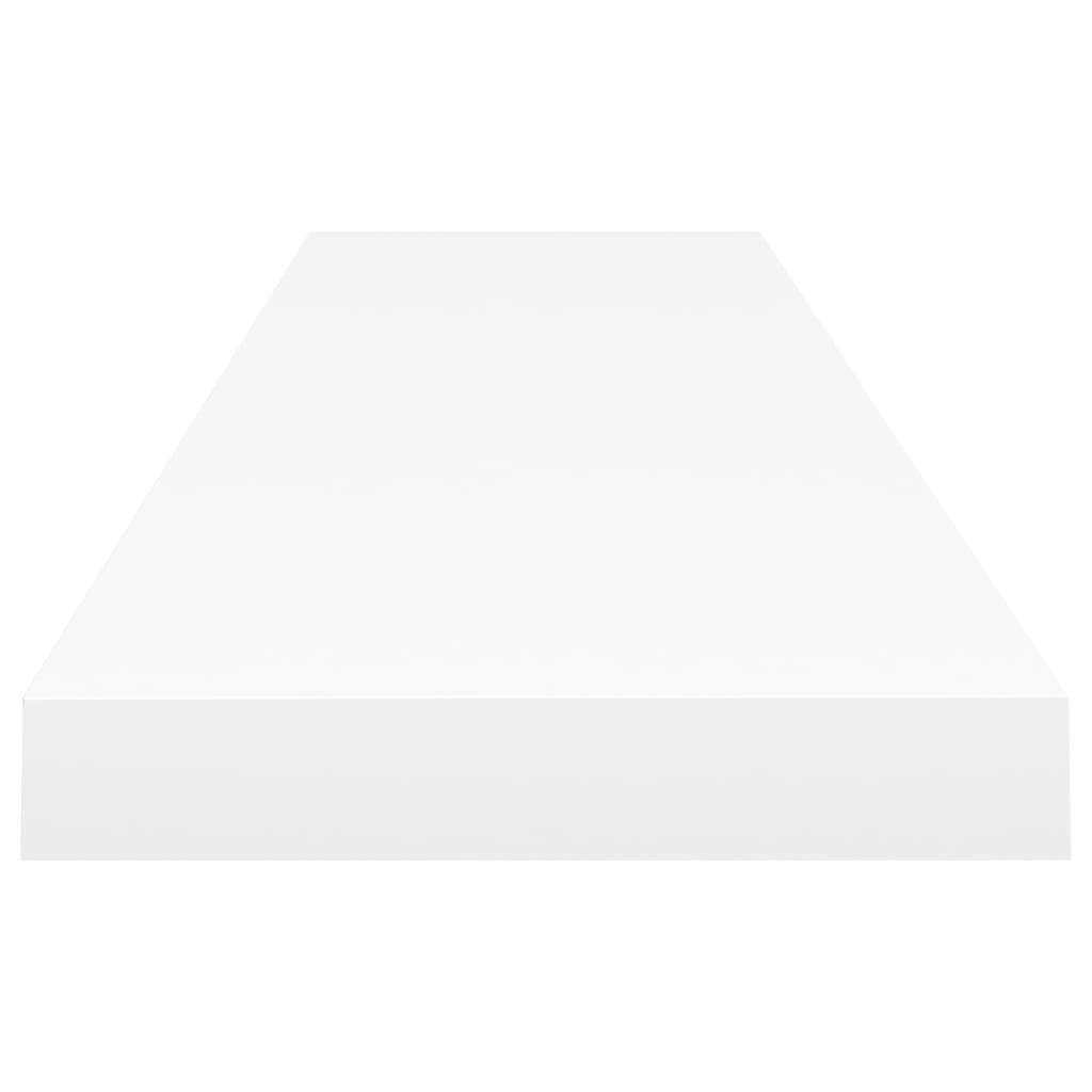 Étagères murales flottantes 2 pcs blanc 120x23,5x3,8 cm MDF - XIOS