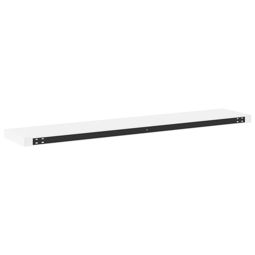Étagères murales flottantes 4 pcs blanc 120x23,5x3,8 cm MDF - XIOS