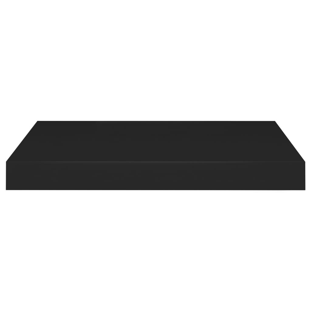 Étagères murales flottantes 2 pcs noir 40x23x3,8 cm MDF - XIOS