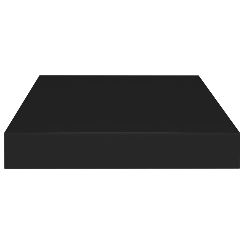 Étagères murales flottantes 2 pcs noir 40x23x3,8 cm MDF - XIOS
