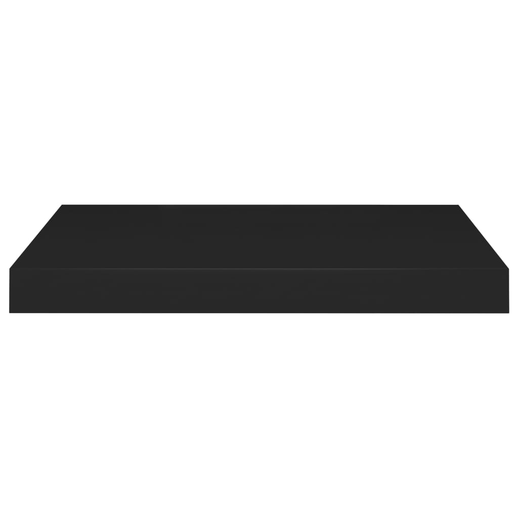 Étagères murales flottantes 2 pcs noir 50x23x3,8 cm MDF - XIOS