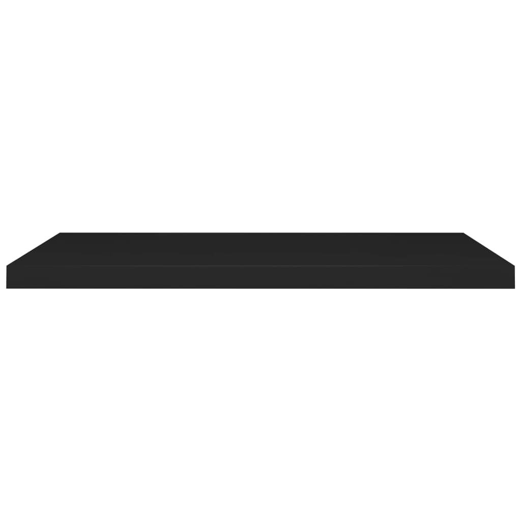 Étagères murales flottantes 4 pcs noir 90x23,5x3,8 cm MDF - XIOS