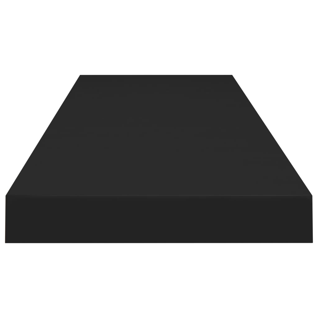 Étagères murales flottantes 4 pcs noir 90x23,5x3,8 cm MDF - XIOS