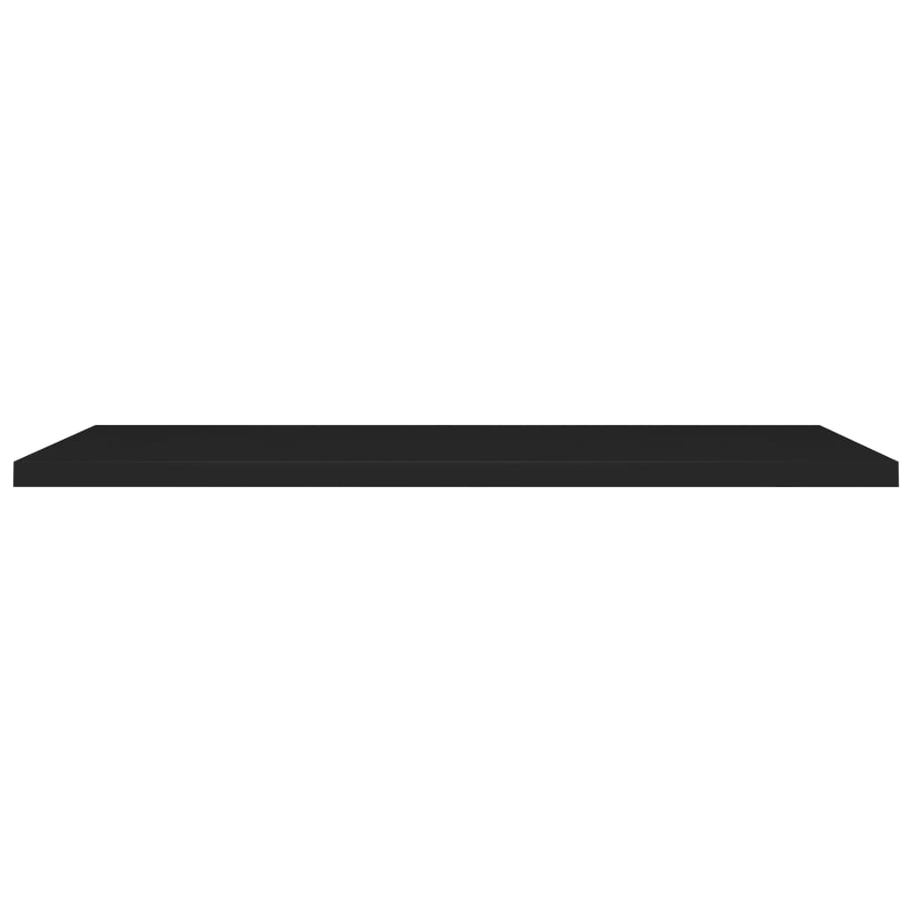 Étagères murales flottantes 2 pcs noir 120x23,5x3,8 cm MDF Étagères murales & corniches vidaXL