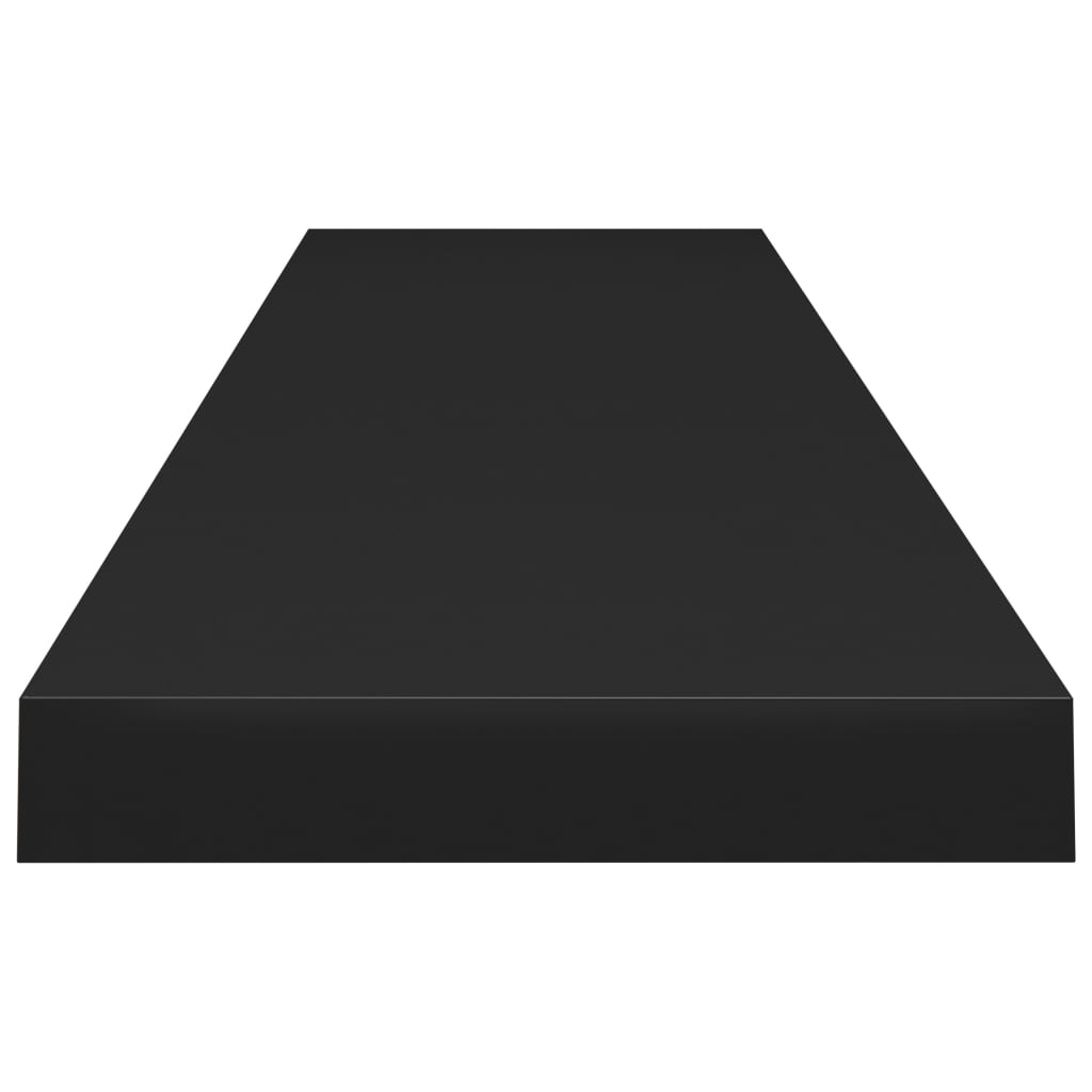 Étagères murales flottantes 2 pcs noir 120x23,5x3,8 cm MDF Étagères murales & corniches vidaXL