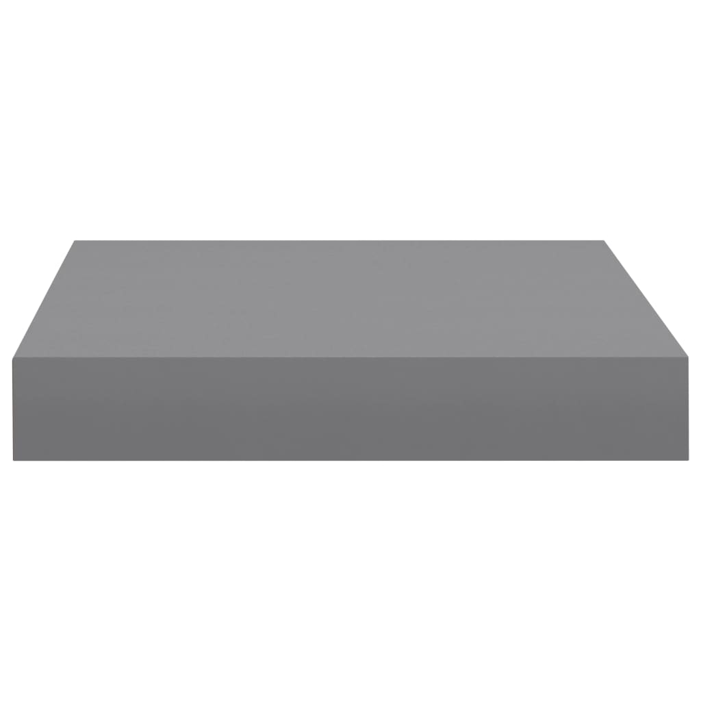 Étagères murales flottantes 2 pcs gris 23x23,5x3,8 cm MDF - XIOS