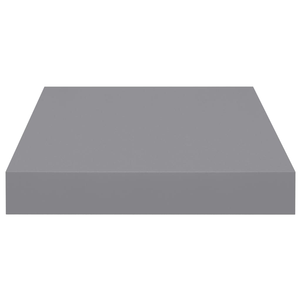 Étagères murales flottantes 4 pcs gris 23x23,5x3,8 cm MDF - XIOS