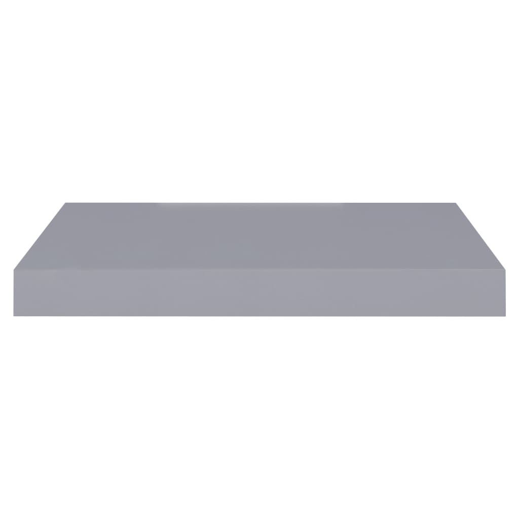 Étagères murales flottantes 2 pcs Gris 40x23x3,8 cm MDF - XIOS