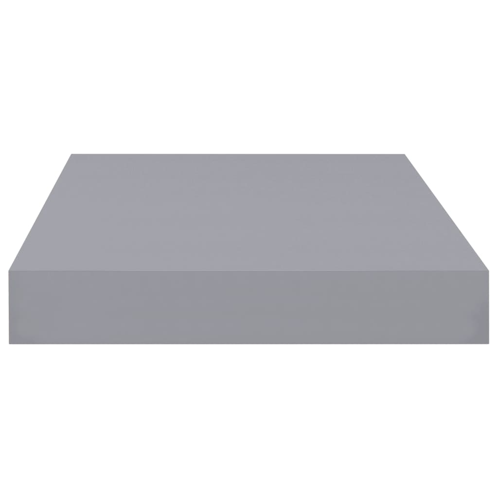 Étagères murales flottantes 2 pcs Gris 40x23x3,8 cm MDF - XIOS