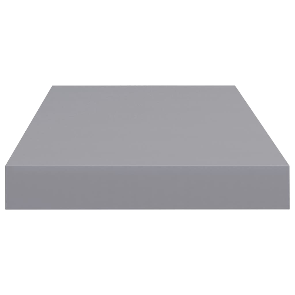 Étagères murales flottantes 2 pcs gris 50x23x3,8 cm MDF - XIOS