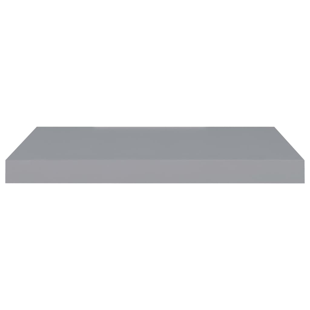 Étagères murales flottantes 2 pcs Gris 60x23,5x3,8 cm MDF - XIOS