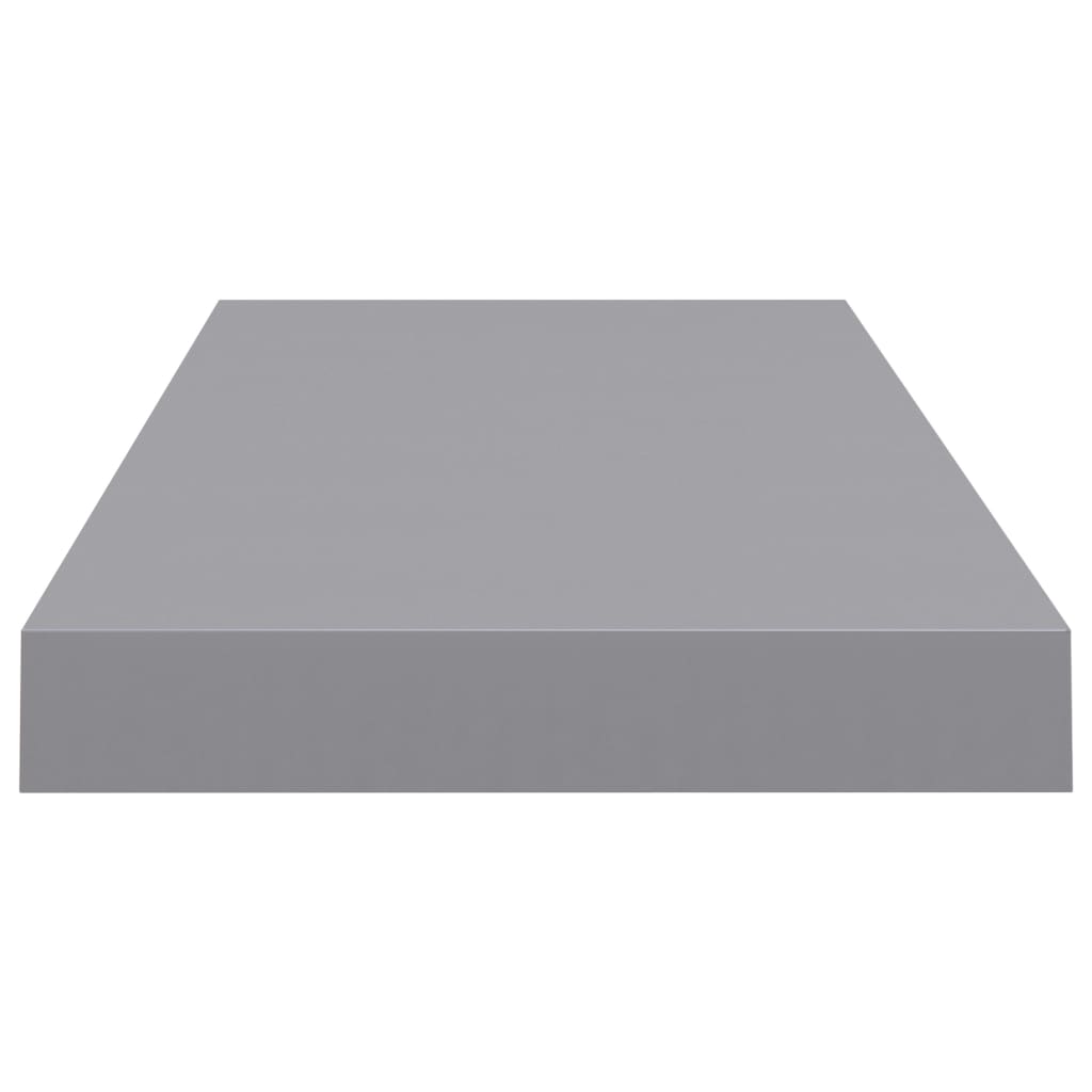 Étagères murales flottantes 2 pcs Gris 60x23,5x3,8 cm MDF - XIOS