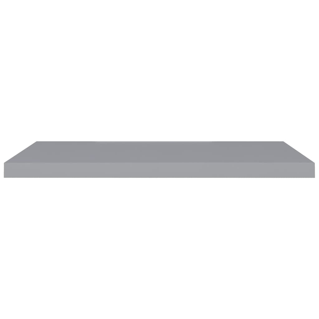 Étagères murales flottantes 4 pcs gris 90x23,5x3,8 cm MDF - XIOS