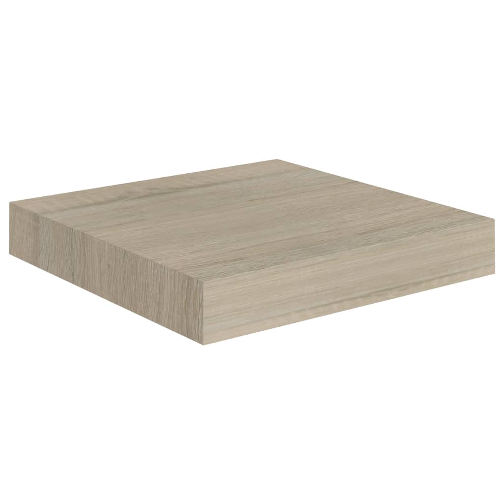 Étagères murales flottantes 4 pcs chêne 23x23,5x3,8 cm MDF - XIOS
