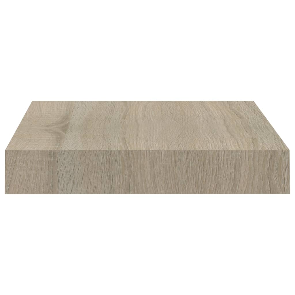 Étagères murales flottantes 4 pcs chêne 23x23,5x3,8 cm MDF - XIOS