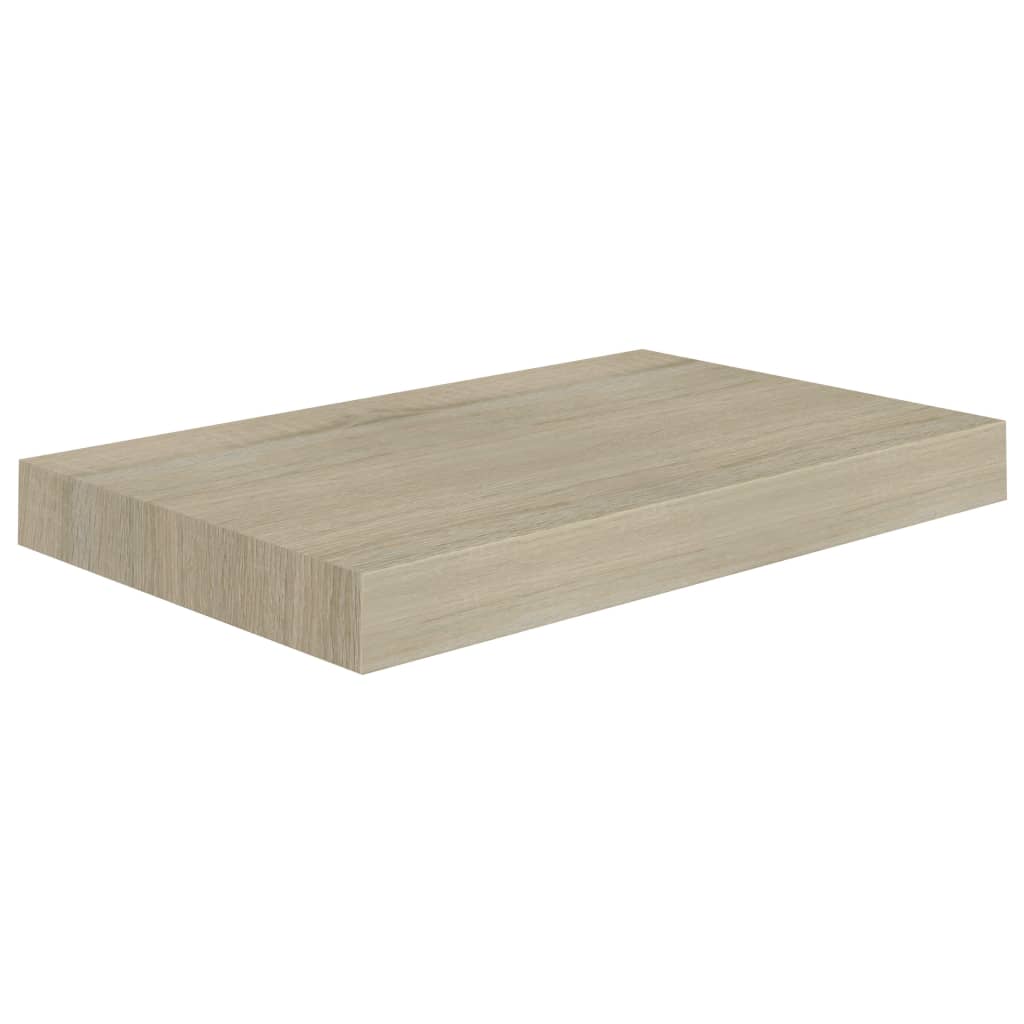 Étagères murales flottantes 2 pcs chêne 40x23x3,8 cm MDF - XIOS