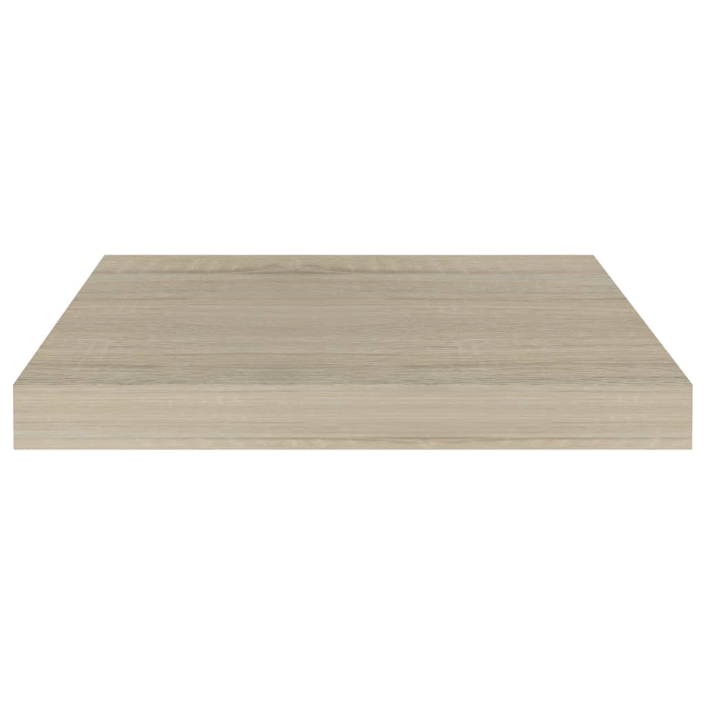 Étagères murales flottantes 2 pcs chêne 40x23x3,8 cm MDF - XIOS