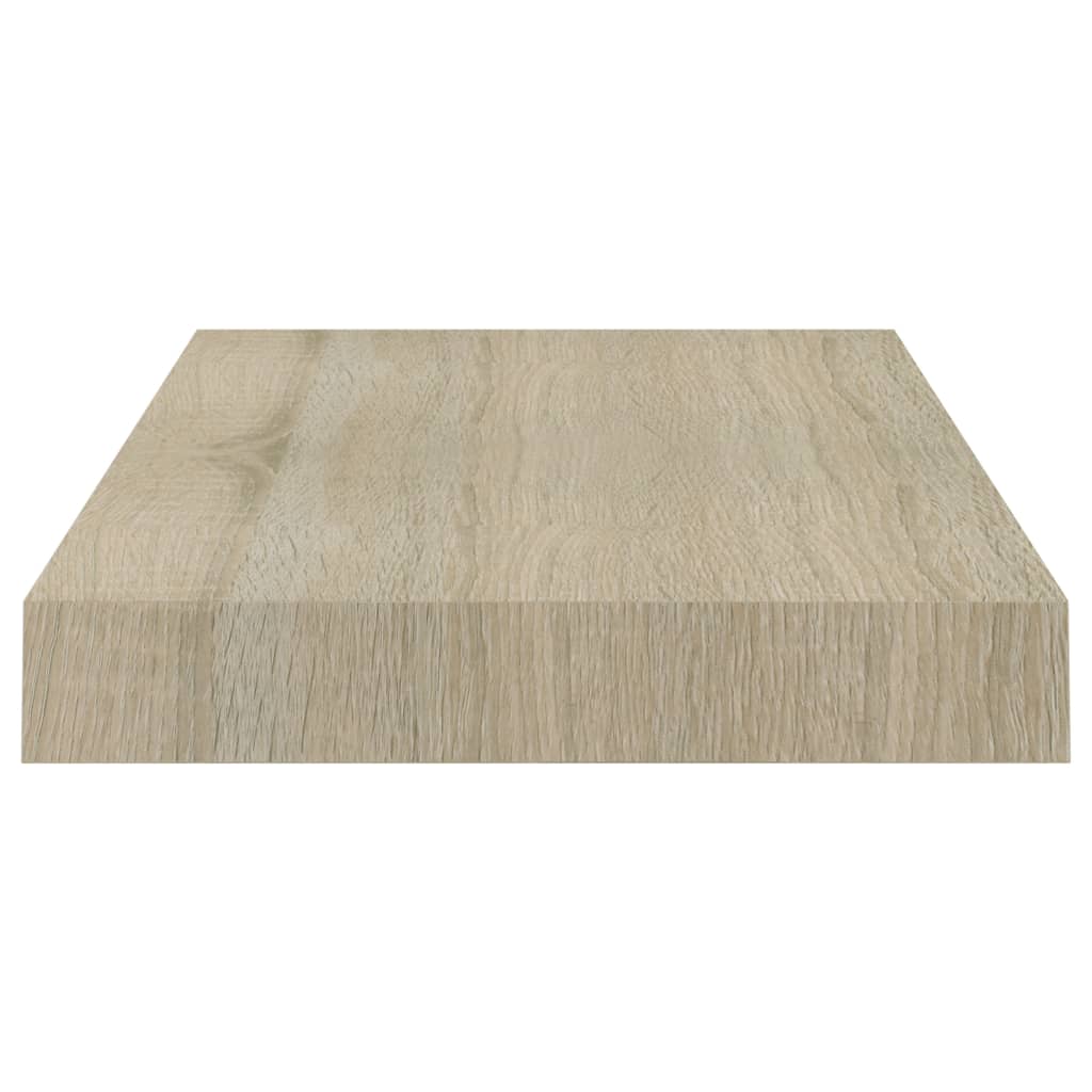 Étagères murales flottantes 2 pcs chêne 40x23x3,8 cm MDF - XIOS