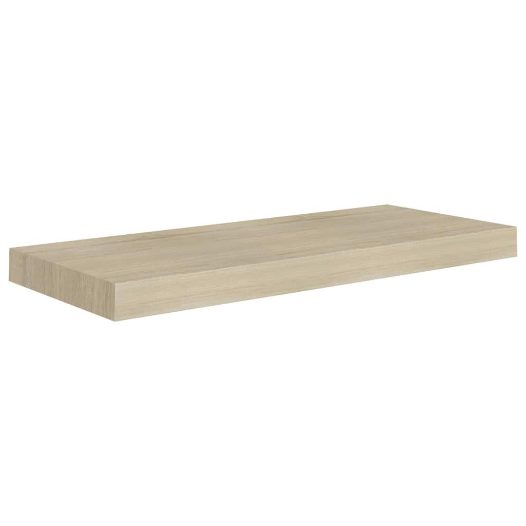 Étagères murales flottantes 2 pcs chêne 60x23,5x3,8 cm MDF - XIOS
