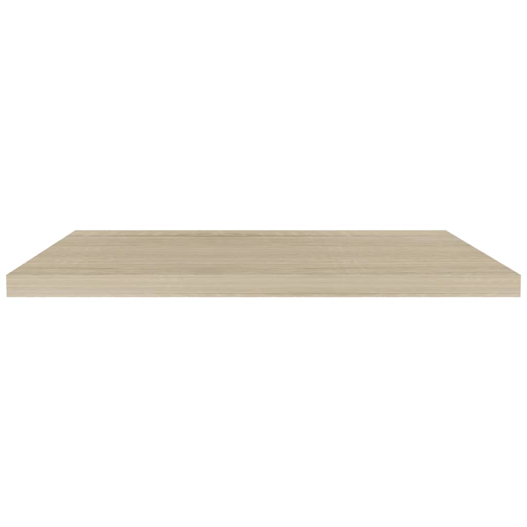 Étagères murales flottantes 2 pcs chêne 90x23,5x3,8 cm MDF - XIOS