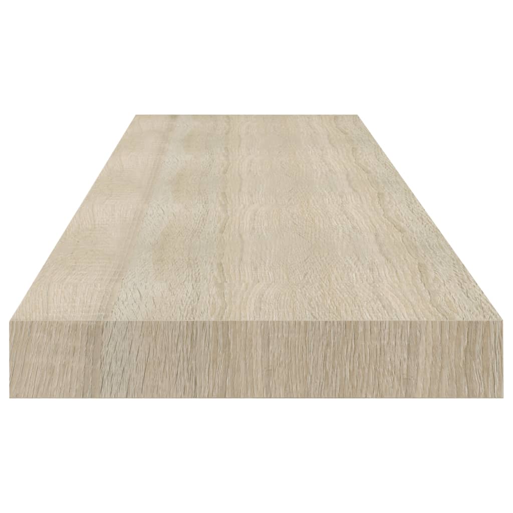 Étagères murales flottantes 2 pcs chêne 90x23,5x3,8 cm MDF - XIOS