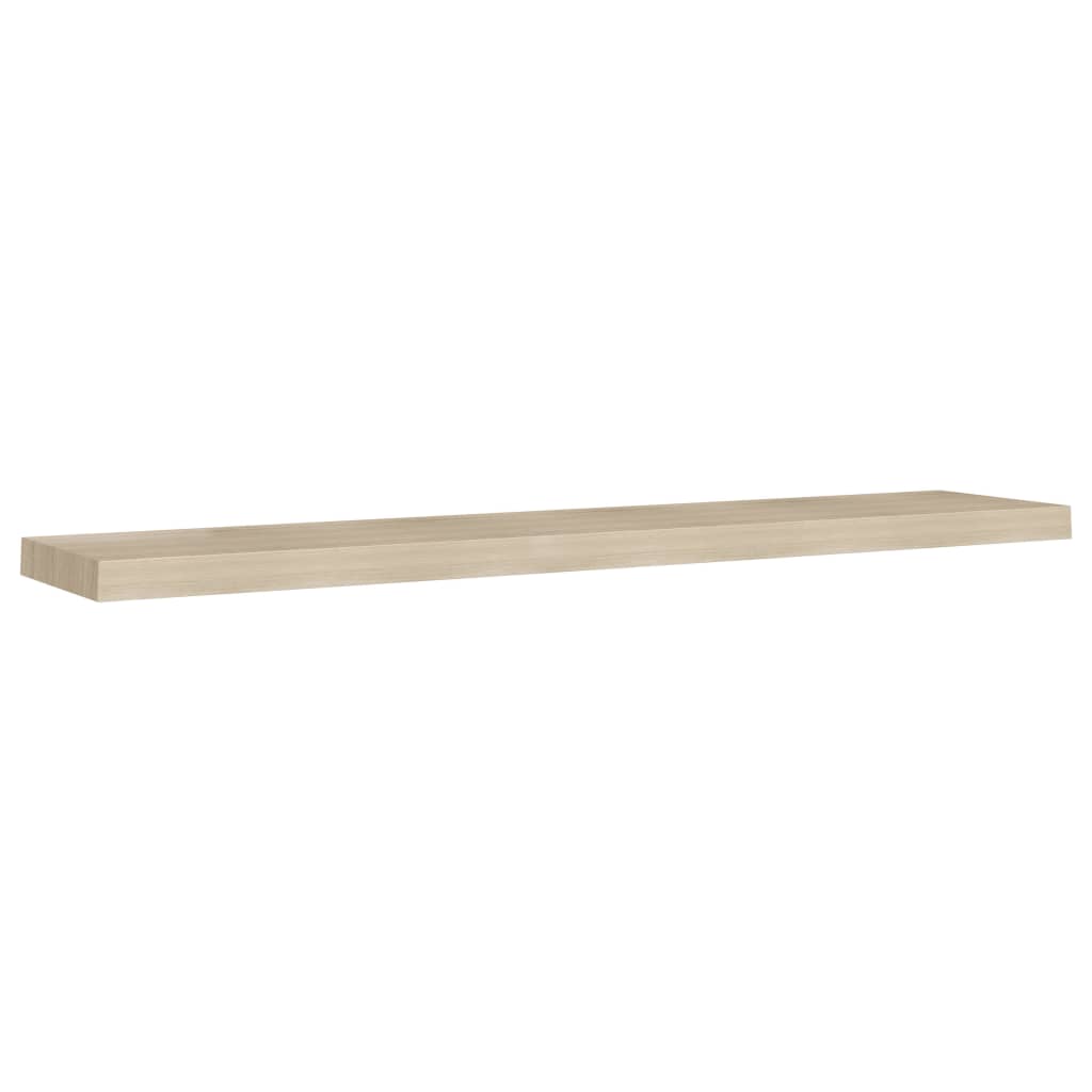 Étagères murales flottantes 4 pcs chêne 120x23,5x3,8 cm MDF - XIOS