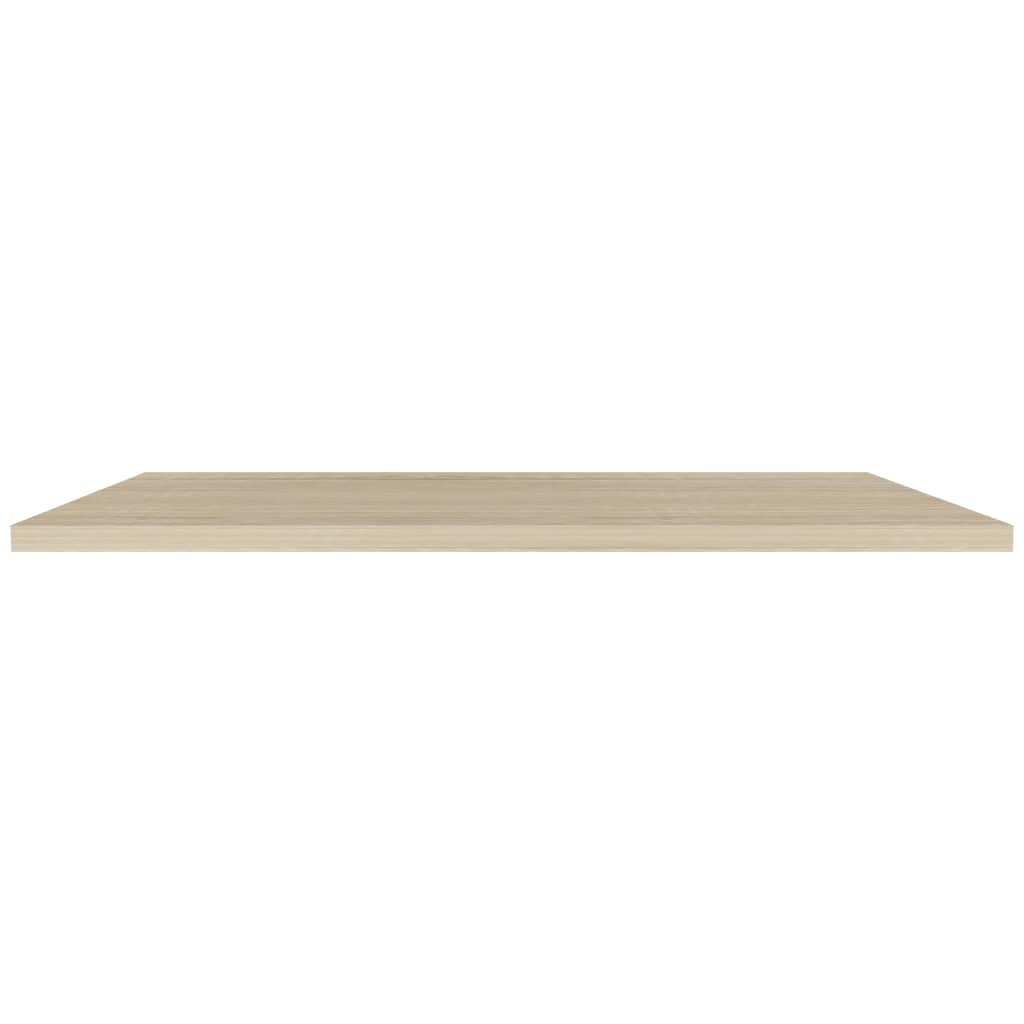 Étagères murales flottantes 4 pcs chêne 120x23,5x3,8 cm MDF - XIOS