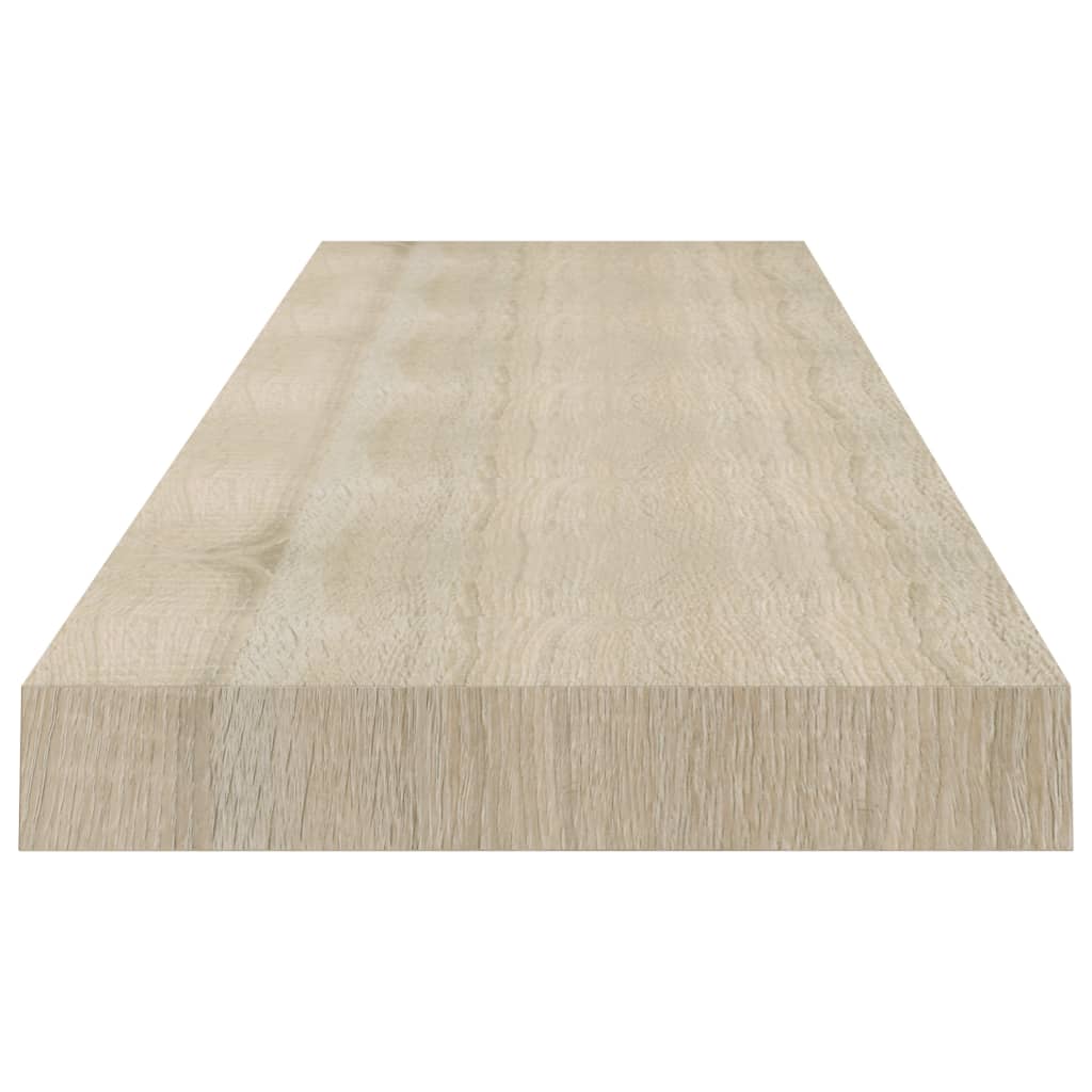 Étagères murales flottantes 4 pcs chêne 120x23,5x3,8 cm MDF - XIOS