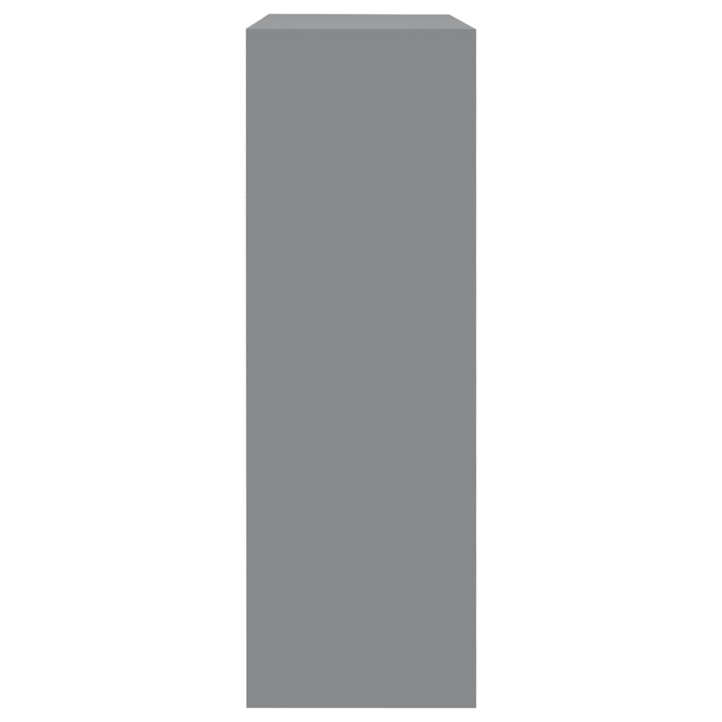Étagères murales sous forme de cube 3 pcs Gris MDF - XIOS