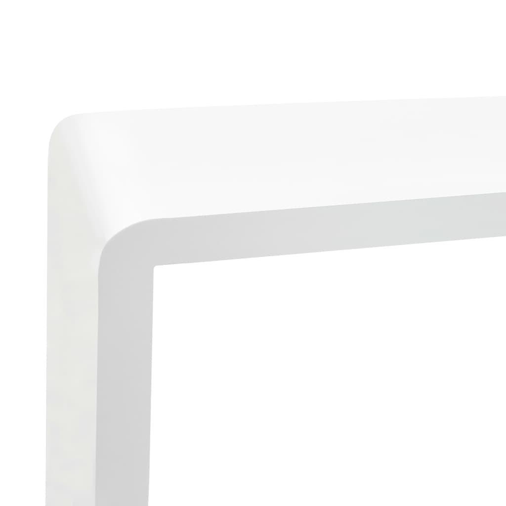 Étagères murales sous forme de cube 3 pcs Blanc MDF - XIOS