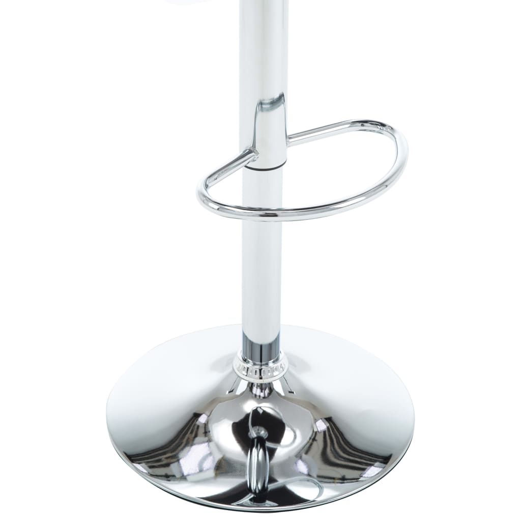 Tabourets de bar lot de 2 marron similicuir - XIOS