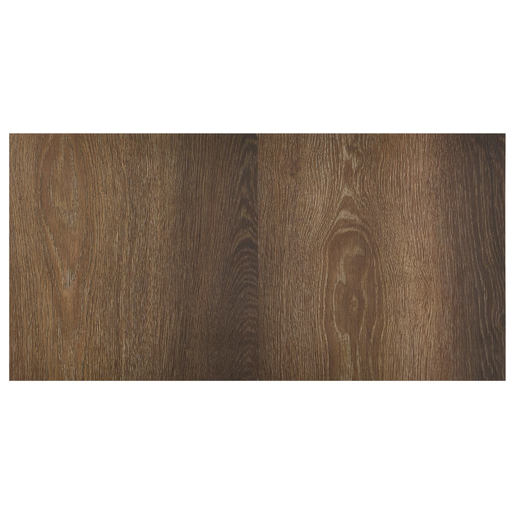 Dalles de plancher autoadhésives 55 pcs PVC 5,11 m² marron Tapis & revêtements de sol vidaXL