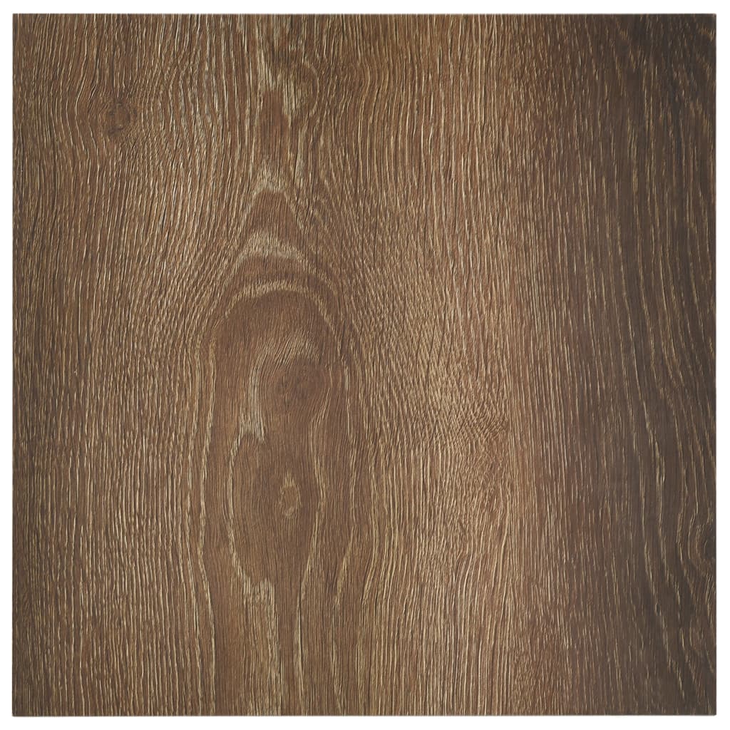 Dalles de plancher autoadhésives 55 pcs PVC 5,11 m² marron Tapis & revêtements de sol vidaXL
