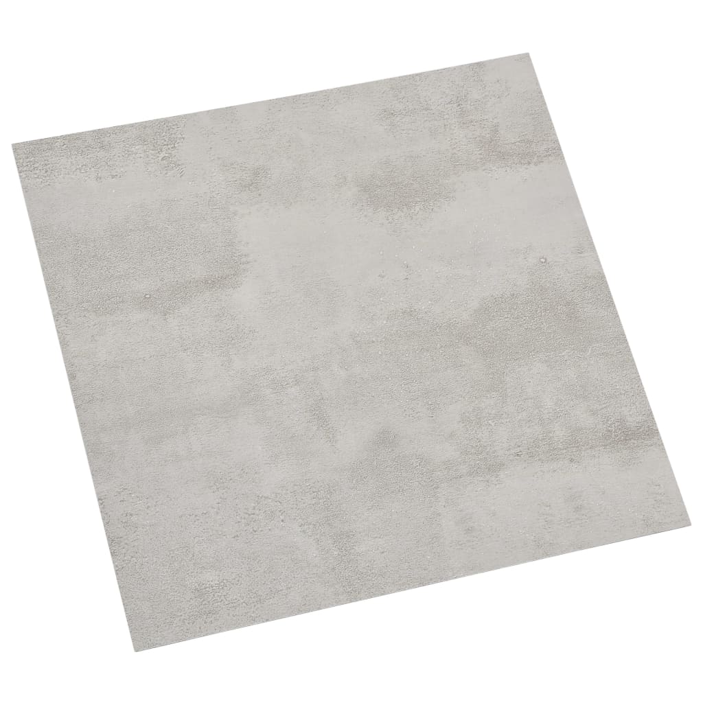 Dalles de plancher autoadhésives 55 pcs PVC 5,11 m² gris clair Tapis & revêtements de sol vidaXL