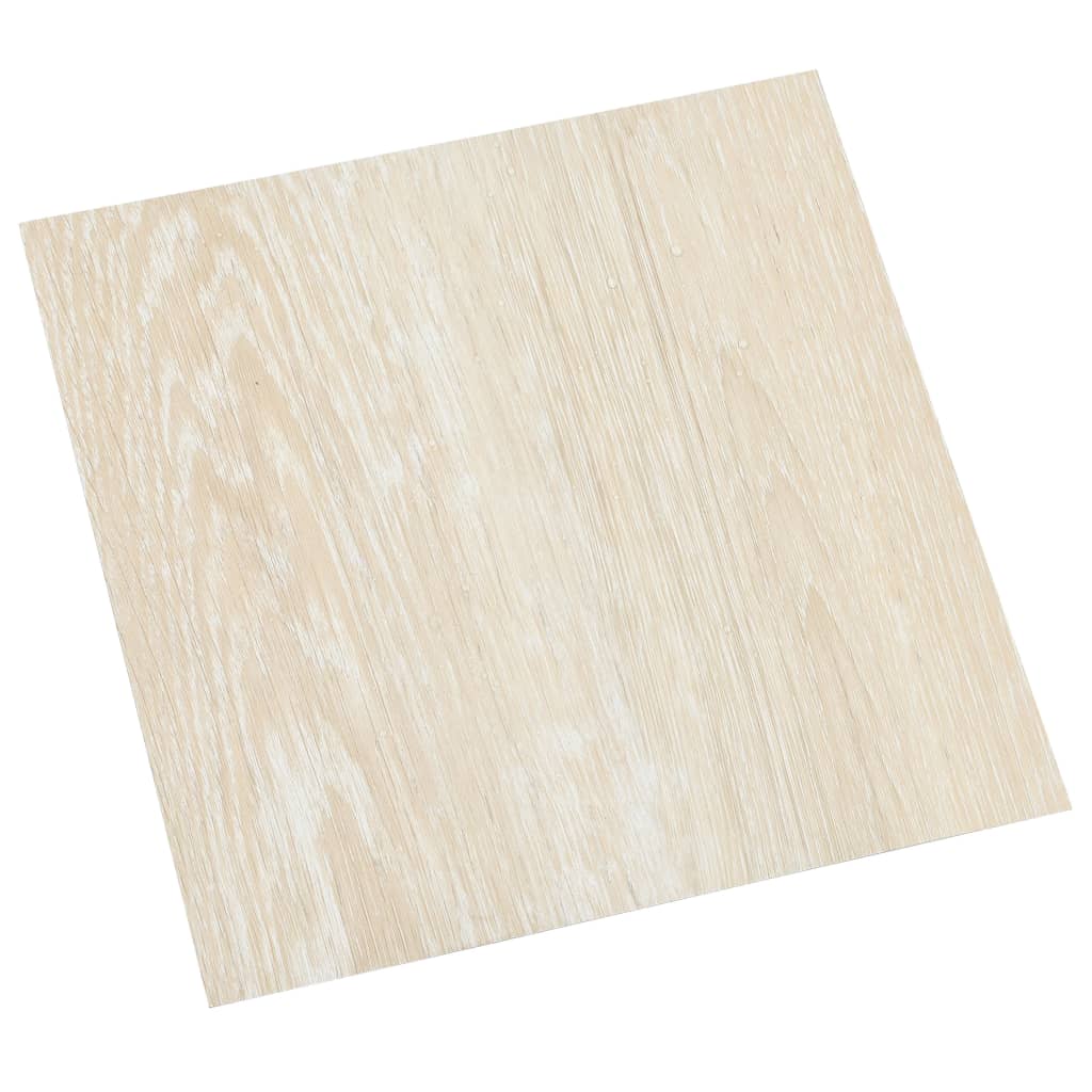 Dalles de plancher autoadhésives 55 pcs PVC 5,11 m² beige Tapis & revêtements de sol vidaXL